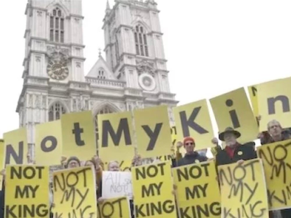 not our king