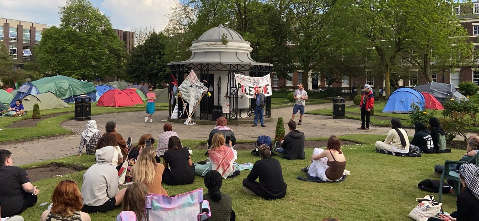 student encampment