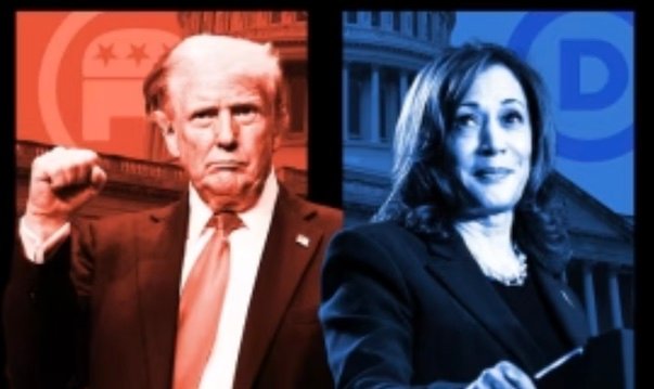 trump and Harris