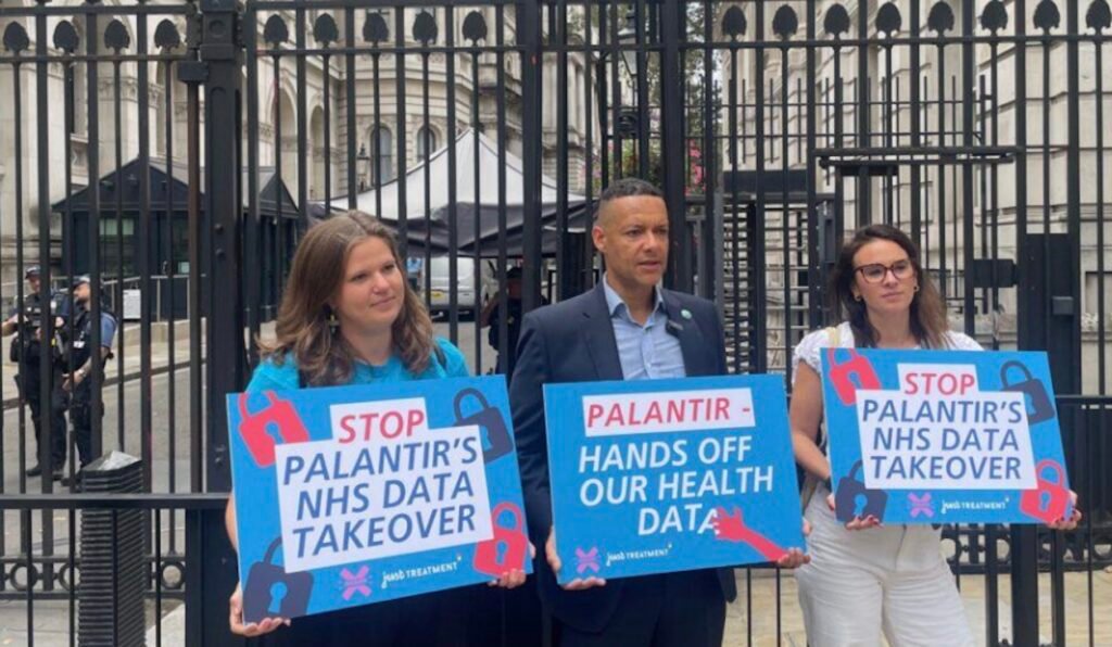 Stop Palantir Nhs data takeover